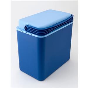 aro Frigorifero Portatile Passivo, Plastica, 24 L, Tempo di Isolamento da 5°C a 15°C: 9 Ore (circa), Maniglia Blocca Coperchio, Blu, Ideale per Campeggio o Spiaggia