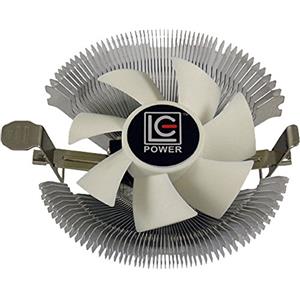 LC-POWER LC-CC-85 Cosmo Cool | Dissipatore CPU a Basso Profilo Alto 45 mm con Ventola da 80 mm | TDP 70 W, da 800 a 2200 Giri | Intel LGA 1851 e 1700, AMD AM5 e AM4, Montaggio a Push Pin