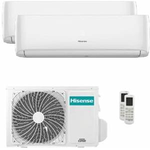 Hisense CLIMATIZZATORE Dual Split IQPLUS CJMR0901-2X Unita' Interne + 1X Esterna - 9000BTU+9000BTU
