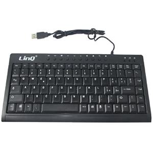 Linq TASTIERA USB MINI MULTIMEDIALE COMPATTA PC LAYOUT ITALIANO 84 TASTI LINQ K2