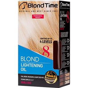 Blond Time Olio schiarente per capelli, schiarisce fino a 4 livelli, Decolorante per capelli, 180 ml