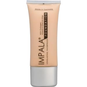 Impala - Fondotinta a Lunga Durata Colore 01 | Fondotinta Coprente Waterproof | Trucco Impermeabile | Collagene e Vitamina E | Base Trucco con Protezione Solare | Filtro Luce UV