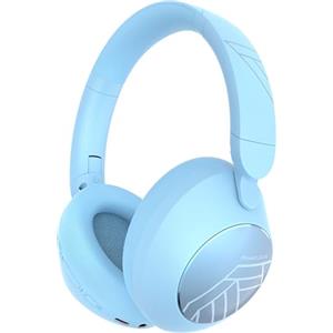 PowerLocus Cuffie Wireless, 70 Ore Di Riproduzione, Cuffie Bluetooth Over Ear, 4 EQ Modalità di Suono, Design Pieghevole, Bluetooth 5.4, Chiamate Chiare per Telefono/Viaggio/PC (Blu)
