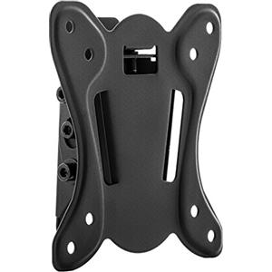 deleyCON Universal Supporto a Muro per TV & Monitor - 13" - 27" Pollici (33-69cm) - Fino a 25Kg & VESA 100x100mm - Inclinabile - Distanza dal Muro Solo 36mm
