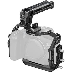 SMALLRIG Kit gabbia per Canon R6 Mark II, R6 Mark III con maniglia superiore e morsetto per cavo, guide NATO HawkLock, piastra a sgancio rapido per Arca, per DJI RS 3 /RS 3 Pro/RS 4 /RS 4 Pro-5955