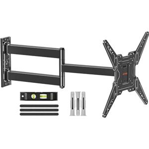 ELIVED Long Extension EV1035 - Supporto da parete per TV con braccio lungo 796 mm, per la maggior parte dei televisori da 26-65 pollici, orientabile e inclinabile, supporto da parete per TV Full