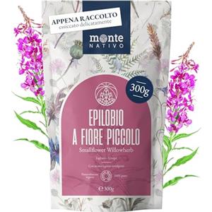 Monte Nativo Tè di Epilobio a Fiore Piccolo Monte Nativo (300g) - Tisana sfusa 100% naturale e senza additivi - Tisana aromatica per un'infusione deliziosa