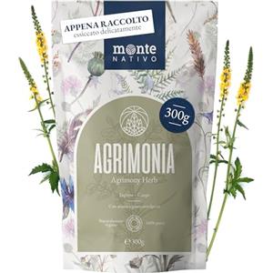 Monte Nativo Tè di Agrimonia Monte Nativo (300g) - Erba di Agrimonia delicatamente essiccata - Tè sfuso 100% naturale e senza additivi - Erbe aromatiche per una deliziosa infusione