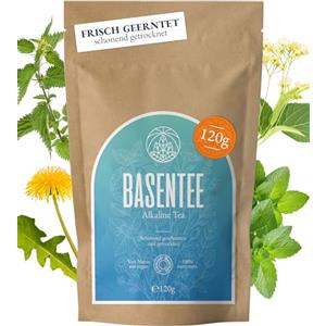 Monte Nativo Tisana Alcalina Monte Nativo (120 g) - Infuso di erbe con ortica, tarassaco, menta, tiglio e altre - Tè sfuso - Alimentazione alcalina - Aromatico & versatile
