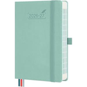 BEZEND Agenda 2026 2027 Giornaliera con Orario - 17 x 12 cm (B6) per Borsa