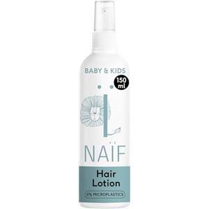 Naïf - Spray districante - per neonati e bambini - Ingredienti naturali - Lacca idratante per capelli - Senza siliconi - Anti-crespo - Spray balsamo senza risciacquo - 150 ml