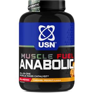 USN Muscle Fuel Anabolic (2000g) Burro di arachidi al caramello - Aumento di peso - Senza creatina