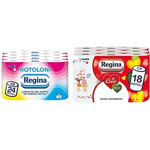 Regina Rotoloni Regina 24 Rotoli + Regina di Cuori 18 Rotoli