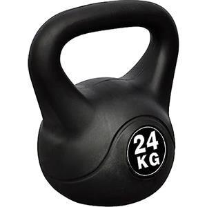 vidaXL Peso Kettlebell Peso con Maniglia Kettle Bell 24 kg.in plastica per Allenamento