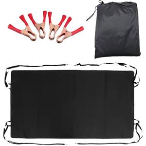 Générique Tenda da sole per auto, campeggio, tessuto Oxford, 180 x 114 cm, copertura per portellone posteriore, furgone, protezione antipioggia, per veicoli da campeggio, spiaggia, da picnic