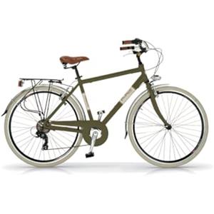 Via Veneto Bazam Via Veneto the Original - Bicicletta Uomo City Bike Elegance Man 28" Cambio a 6 Velocità, Taglia 50-54-58, Bici Retrò Vintage, Made in Italy | VV605AM
