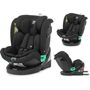 Deryan Colin I-Size 360 Girevole Seggiolino Auto con ISOFIX, 40-150cm (Gruppo 0 + 1/2/3, 0-36 kg), ca. 0-12 anni, 0-36 Kg, omologato ECE R129/03 (Nero)