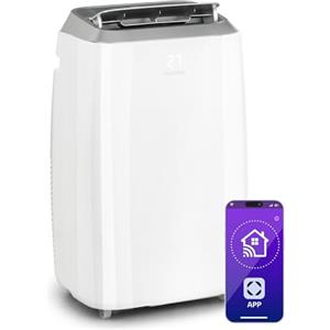 Klarstein Condizionatore Portatile 4 in 1, Condizionatore Deumidificatore Portatile Classe A, Aria Condizionata 12000 BTU/3,5kW, Climatizzatore Portatile Smart con Night Mode, Timer e Telecomando