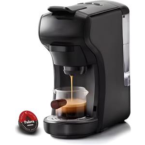 Aripi Select Macchina Caffè CIALDE e CAPSULE 7 in 1 Camry - Compatibile capsule Nespresso, Lavazza A Modo Mio, Dolce Gusto, Caffè Cialde ESE 44, Lavazza Blue, Caffitaly, Caffè Macinato - Kit con 10 Capsule Omaggio