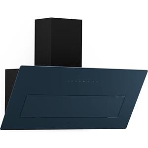 Klarstein SleekAir Cappa Cucina - 90cm Cappe Inclinate, 718 m³/h, A+++ Efficienza Energetica, Touch Control, LED 5W, Doppia Ventilazione, Antracite