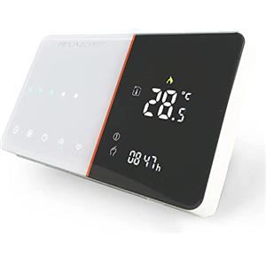 BecaSmart Serise 005 Termostato per Caldaia WiFi Programmabile Intelligente, Termostato da Parete Intelligente per Riscaldati a Gas/Acqua,Compatibile con Alexa e Google