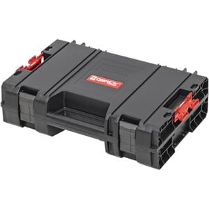 Qbrick System Cassetta Attrezzi Vuota Cassetta Porta Utensili Valigetta Lavoro Con Schiuma Protettiva 450 x 322 x 126 mm Nero Rosso PRO