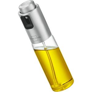 SILBERTHAL Spruzzatore Olio 120ml - Vetro e acciaio inossidabile - Ideale per friggitrici ad aria - Spray per olio o aceto - Lavabile in lavastoviglie