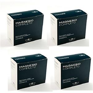 Bios Line BIOSLINE - MAGNESIO COMPLETO 4 CONFEZIONI DA 32 BUSTINE stress, stanchezza, tono dell'umore