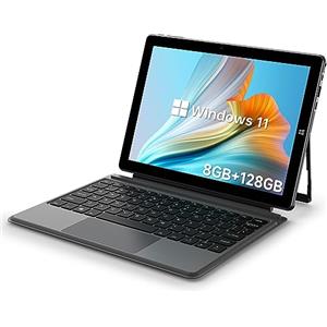 ALLDOCUBE PC Tablet Portatile 2 in 1 Windows 11 con Tastiera Tablet 10.5 Pollici, Celeron N4120, 8GB RAM, 128GB SSD, FHD IPS Display 1920x1280, 2.4G+5G WiFi, Bluetooth, Type C, HDMI, QWERTY