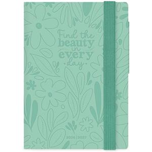 Legami - Agenda Settimanale 2026-2027, Botanic Garden, 16 Mesi Small, Diario da Settembre 2026 a Dicembre 2027, con Notebook, Carta Certificata FSC, con Planner Mensile, 9.5 x 13.5 cm