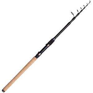 DAM Canna da Spinning DAM Shadow Tele, Canna da Pesca, Canne da Spinning, Pesca Allround, Canna da Pesca Telescopica Premium per i pescatori che cercano versatilità e potenza, Unisex, Nero, 3,3m | 40-60g