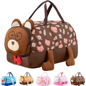 KORVANO Borsa Sportiva per Bambini, Impermeabile Borsone Piscina Sportiva, Borsa da Viaggio Ragazzi Ragazze, Weekender Borsas da Palestra per Viaggi, Fitness, Sport, 48 x 25 x 20 cm