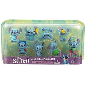 Giochi Preziosi Stitch - 8 personaggi Stitch con diversi look divertenti, Ogni personaggio è alto circa 5 cm e ha una posa dinamica, per bambini a partire dai 3 anni