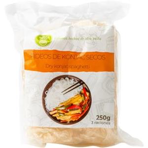 The Konjac Shop Spaghetti di Konjac Secchi, 250g, 3 Porzioni, 43 kcal per Porzione, 5 Minuti di Cottura