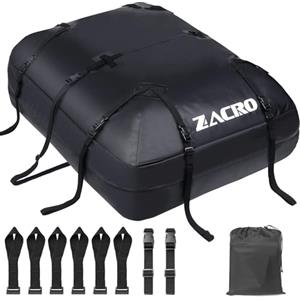 Zacro 425L Borsa Portatutto per tetto Dell'auto Car Rooftop Cargo Bag Sacchetto di Carico del Sacchetto di Tetto Dell'automobile Impermeabile Durable Box Box da Tetto per Viaggi, Nero