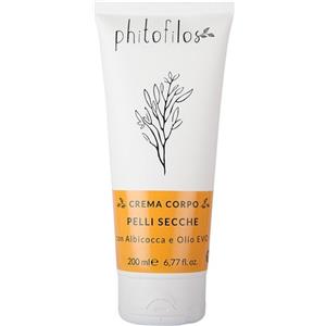 Phitofilos Crema Corpo Nutriente per Pelli Secche con Albicocca e Olio d'Oliva - 200ml