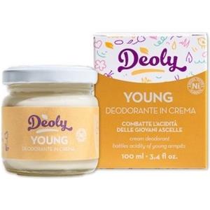 Deoly So Young Deodorante in Crema per il Corpo 100 ml - Efficace e Delicato per Pelli Giovani