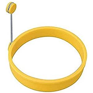Lacor 68080 - Stampo in silicone uovo rotondo - Giallo | Utensile professionale duraturo; progettato per prestazioni ottimali e una pulizia rapida in lavastoviglie