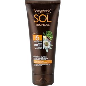 Bottega Verde - SOL Tropical, Crema Solare Corpo, 200 ml, SPF 6, Idratante e Profumata, Arricchita con Olio di Noce Brasiliana ed Estratto di Maracujà, Protezione Bassa, Ideale per Fototipo 5 e 6