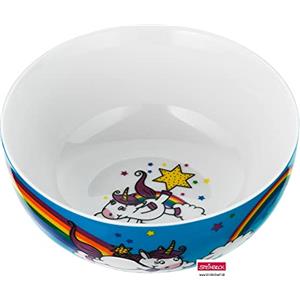 WMF Unicorno, stoviglie per bambini, ciotola per cereali, 13,8 cm, in porcellana, lavabile in lavastoviglie, colore e qualità alimentare