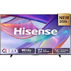 Hisense Smart TV QLED 50 4K TV 50E7DS | Audio Dolby Atmos, VIDAA OS, Dolby Vision IQ, HDR 10+, Game Mode, Bluetooth, Wifi, Alexa, AirPlay2, lativù 4K, 2026 Model