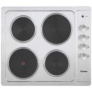 CANDY - Piano Cottura CLE64KX Elettrico 4 Zone Cottura da 60 cm Colore Inox - SPEDIZIONE GRATUITA