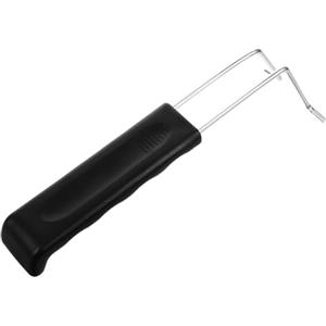 TOYANDONA Manico Sostitutivo in Acciaio per Cestino Friggitrice e Anelli per Uova Impugnatura Antiscivolo Ergonomica per Padelle da Cucina Compatibile e Compatto per Facile Conservazione