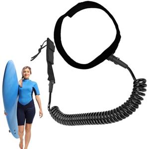 Generisch Corda da sci acquatico - 140 cm di lunghezza, forte cintura regolabile per tavole da paddle, per kayak, bodyboard, boarding, sport acquatici, nuoto, navi acquatiche e attività all'aperto