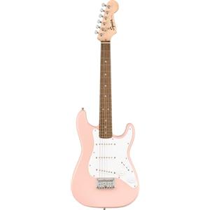 Fender Squier Mini Stratocaster, Chitarra Elettrica, Pink Shell, Chitarra Ideale per Principianti, Include lezioni virtuali gratuite su Fender Play