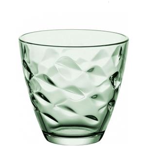 Bormioli Rocco Set 6 Bicchieri Acqua in Vetro Flora Verde 26 Cl - Lavabili in Lavastoviglie