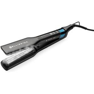 Bellissima Imetec Style Expert Steam Elixir - Piastra a vapore professionale per capelli lisci, protetti e lucenti, senza danni, rivestimento in ceramica e olio di argan - 4 temperature