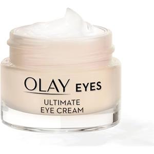 Olay/Olaz Eyes Ultimate Crema Contorno Occhi tutto in 1, Idrata, Sgonfia, Illumina e Uniforma lo sguardo, Ideale contro Occhiaie, Borse e Rughe, senza profumo, 15ml
