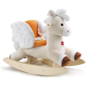 Trudi Cavallo Cavalcabile Baby Pegaso XXL in Peluche - Dondolo Giocattolo per Bambini 33x53x72 cm