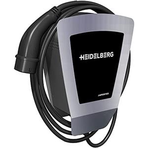 HEIDELBERG Amperfied Wallbox 11 kW con cavo di ricarica tipo 2 Stazione di ricarica Home Eco per auto elettroniche Cavo di ricarica 7.5 m Wallbox Made in Germany
